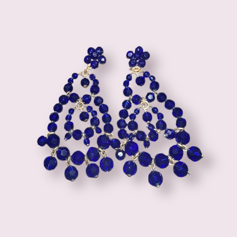 J-Crew - Dangly beaded statement earrings